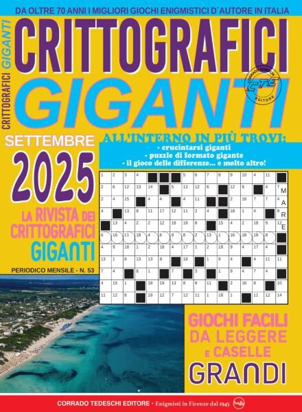 Crittografici Giganti – Settembre 2025 Cover