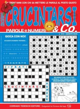 Crucintarsi & Co – Agosto 2025