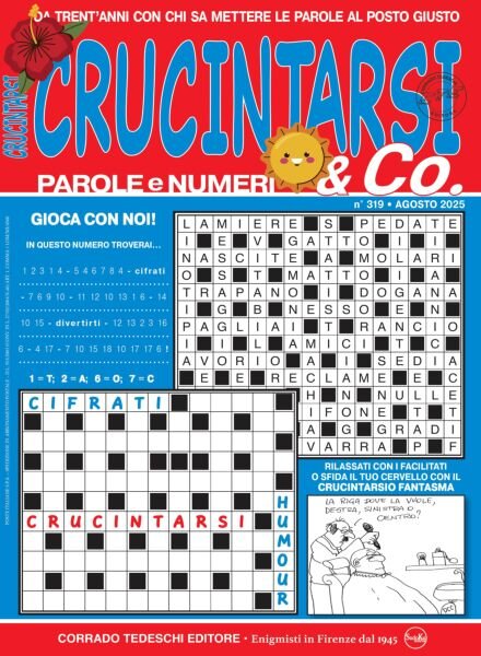 Crucintarsi & Co – Agosto 2025 Cover