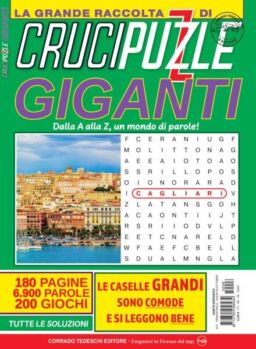 Crucipuzzle Giganti – Agosto-Ottobre 2025