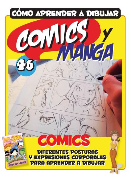 Curso como aprender a dibujar comics y manga – Agosto 2025 Cover
