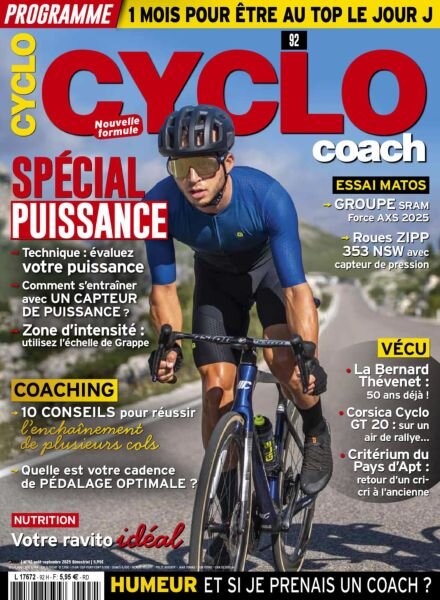 Cyclo Coach – Aout-Septembre 2025 Cover