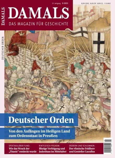 Damals – August 2025 Cover