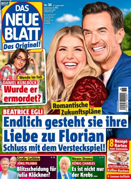 Das Neue Blatt – 27 August 2025 Cover