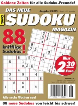 Das Neue Sudoku – Nr 6 2025