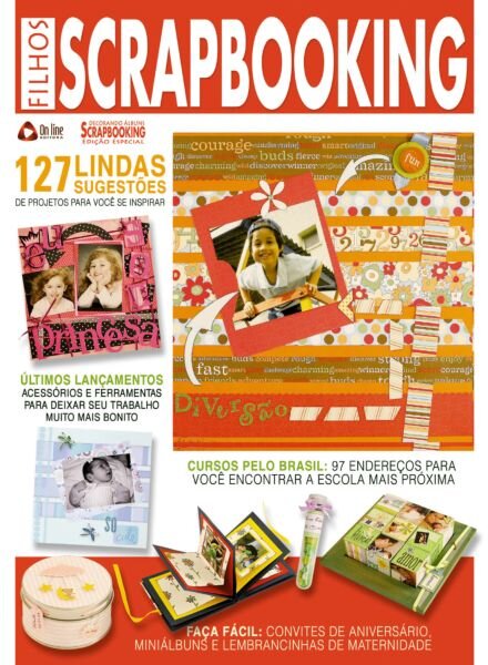 Decorando albuns Scrapbooking – Agosto 2025 Cover