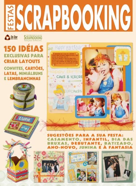 Decorando albuns Scrapbooking – Julho 2025 Cover