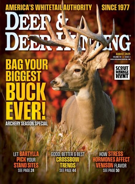 Deer & Deer Hunting – August 2025 Cover