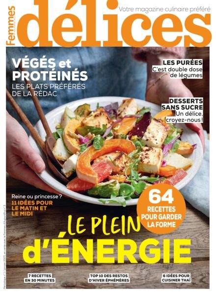 Delices de Femmes d’Aujourd’hui – Janvier 2025 Cover
