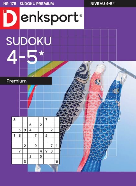 Denksport Sudoku 4-5 premium – 31 Juli 2025 Cover