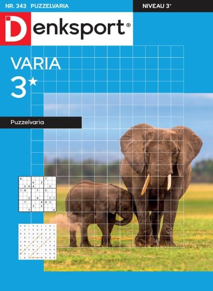 Denksport Varia 3 Puzzelvaria – 31 Juli 2025 Cover