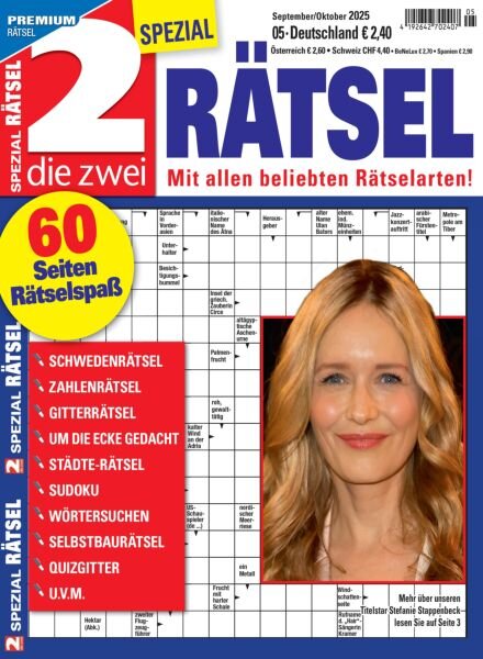 Die 2 Spezial Ratsel – September-Oktober 2025 Cover