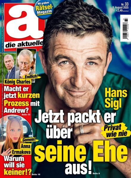 Die Aktuelle – 9 August 2025 Cover