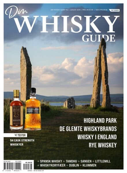Din Whisky Guide – August 2025 Cover