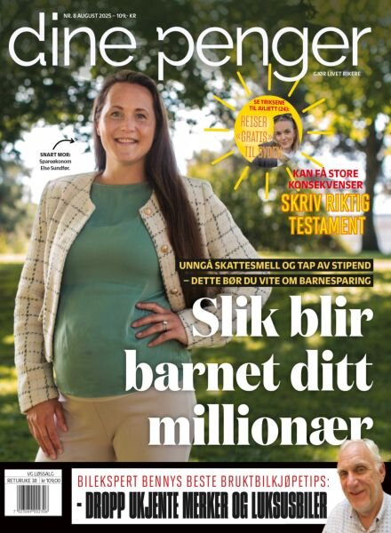 Dine Penger – August 2025 Cover