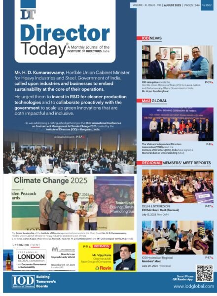 Director Today – August 2025 Cover