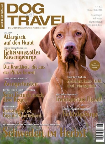 DOGandTRAVEL – Herbst-Winter 2025 Cover