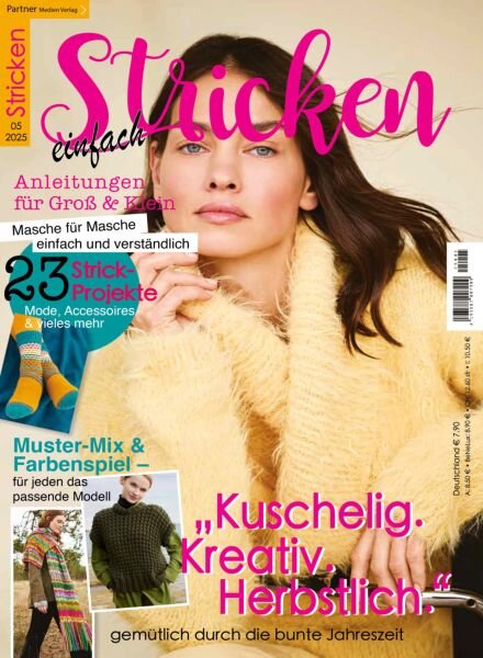 Einfach Stricken – August 2025 Cover