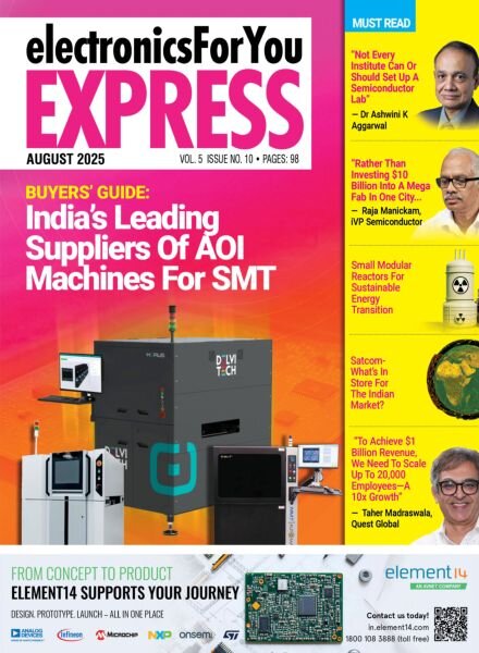 Electronics For You Express – August 2025 Cover