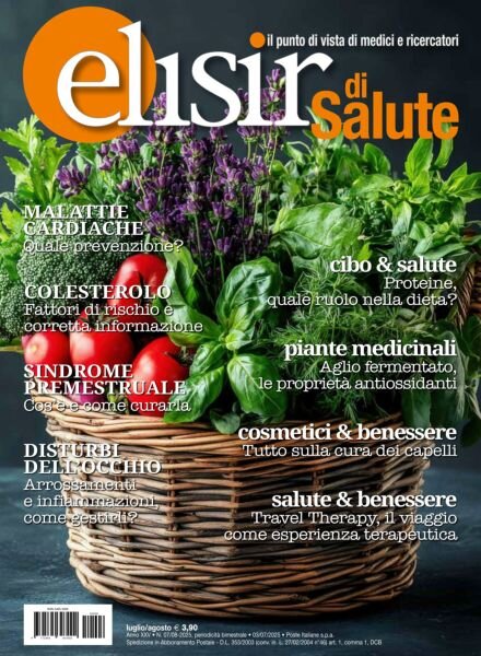 Elisir di Salute – Luglio-Agosto 2025 Cover
