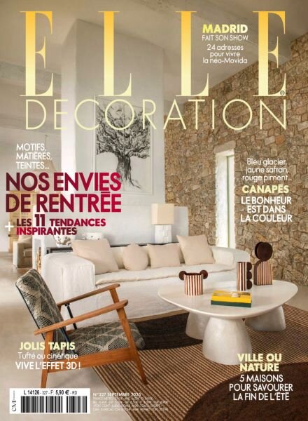Elle Decoration France – Septembre 2025 Cover