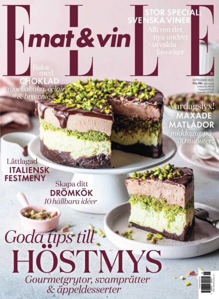 Elle Mat & Vin – Augusti 2025 Cover