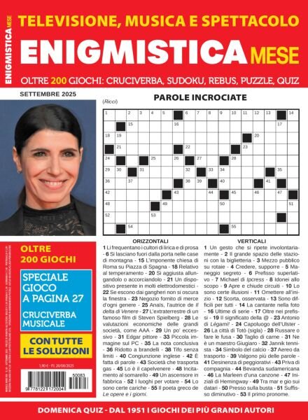 Enigmistica Mese – Settembre 2025 Cover