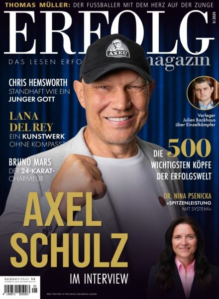Erfolg Magazin – August 2025 Cover