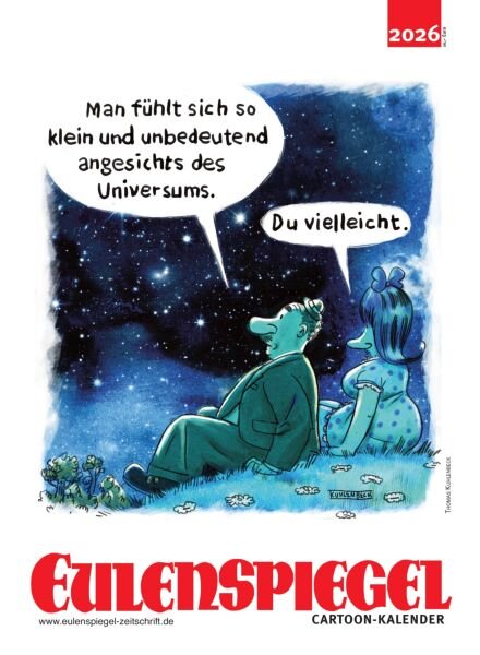 Eulenspiegel – Cartoon-Kalender 2026 Cover