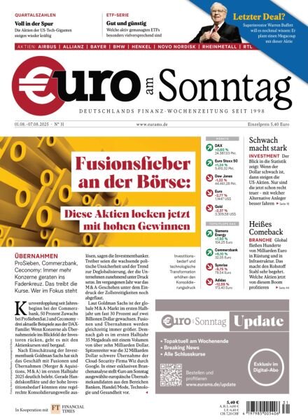 Euro am Sonntag – 1 August 2025 Cover