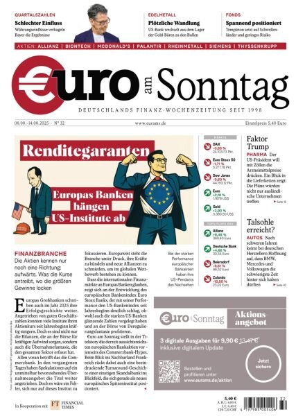Euro am Sonntag – 8 August 2025 Cover
