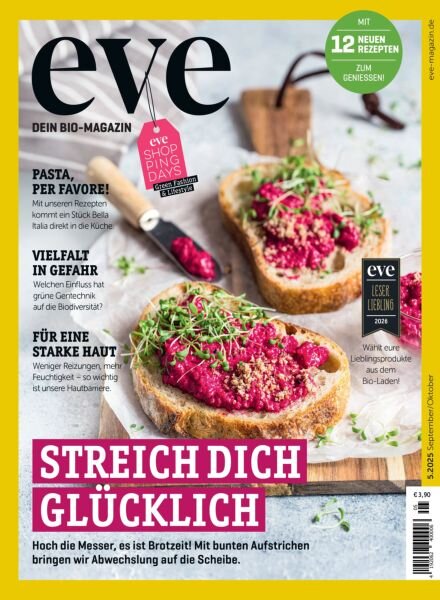 Eve Magazin – September-Oktober 2025 Cover