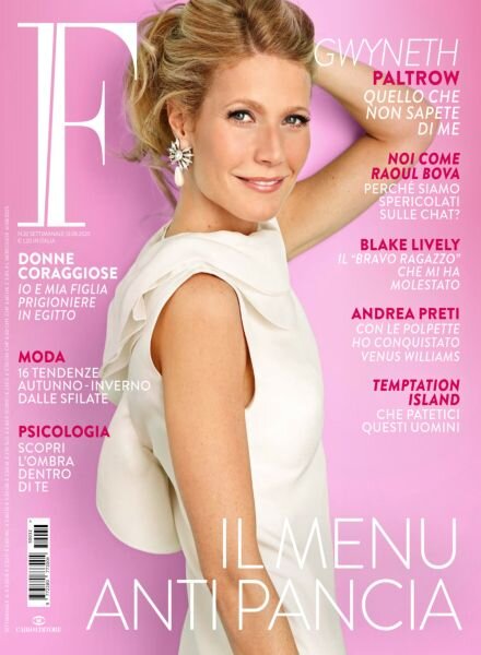 F – 12 Agosto 2025 Cover