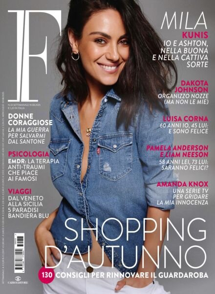 F – 19 Agosto 2025 Cover