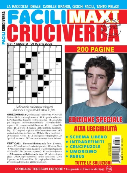 Facili Cruciverba – Agosto-Ottobre 2025 Cover