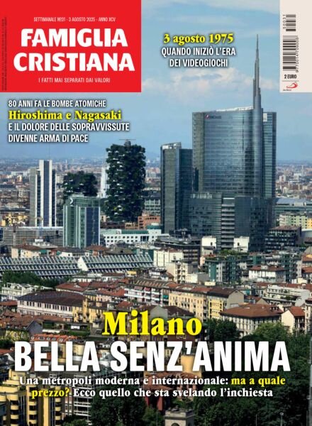 Famiglia Cristiana – 3 Agosto 2025 Cover