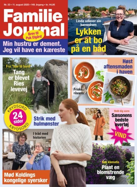 Familie Journal – 11 August 2025 Cover