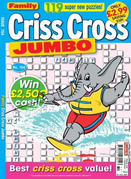 Family Criss Cross Jumbo – August 2025 Cover