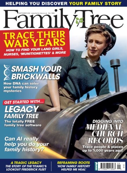 Family Tree UK – September 2025 Cover