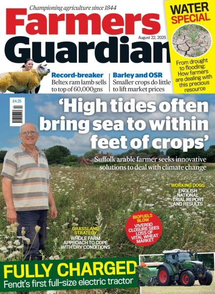 Farmers Guardian – 22 August 2025 Cover