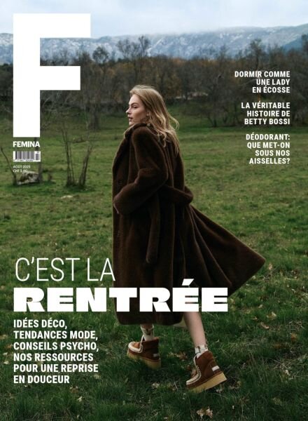 Femina France – Aout 2025 Cover