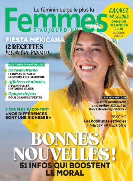 Femmes D’Aujourd’Hui – 14 Aout 2025 Cover