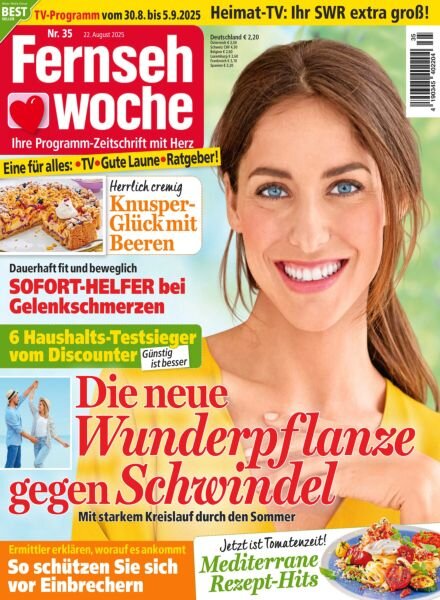 Fernsehwoche – 22 August 2025 Cover