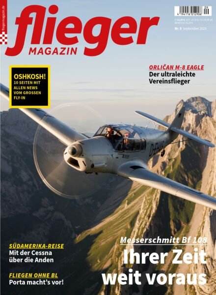 Fliegermagazin – September 2025 Cover