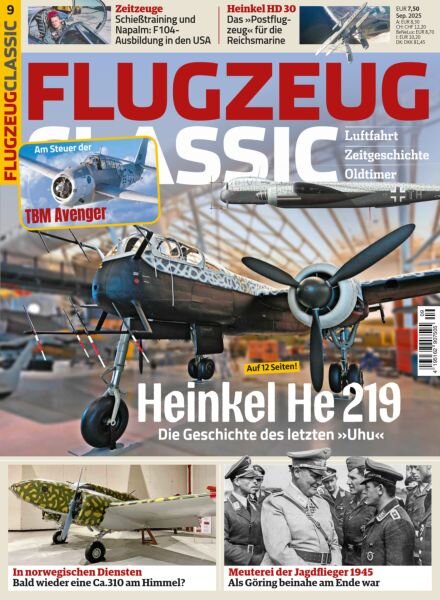 Flugzeug Classic – September 2025 Cover