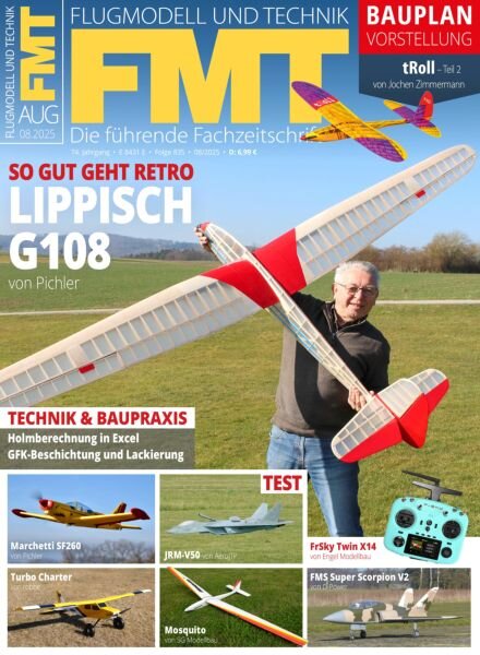 FMT Flugmodell und Technik – August 2025 Cover