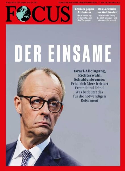 Focus – 15 August 2025 Cover