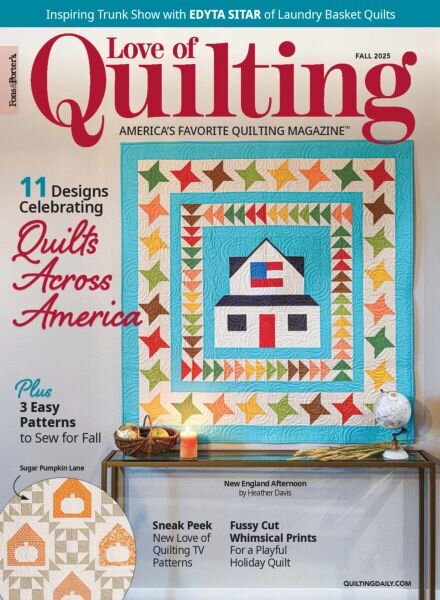 Fons & Porter’s Love of Quilting – Fall 2025 Cover