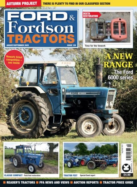 Ford & Fordson Tractors – August-September 2025 Cover