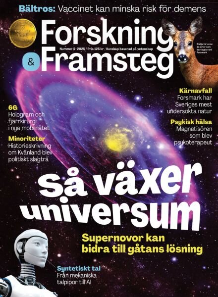 Forskning & Framsteg – Juli 2025 Cover